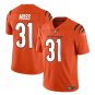 Men's Cincinnati Bengals Zack Moss Orange #31 Untouchable Football Stitched Jersey
