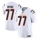 Men's Cincinnati Bengals Trent Brown White #77 Untouchable Football Stitched Jersey