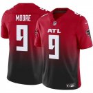 Men's Atlanta Falcons Rondale Moore #9 Red Black Untouchable Football Stitched Jersey