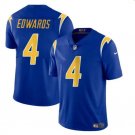 Men's Los Angeles Chargers Gus Edwards Royal #4 Blue Untouchable Football Stitched Jersey