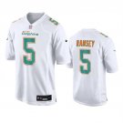 Men's Miami Dolphins Jalen Ramsey #5 White Vapor Untouchable Football Stitched Jersey