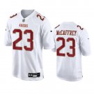 Men's San Francisco 49ers Christian McCaffrey #23 White Limited Football Stitched Game Jersey