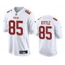 Men's San Francisco 49ers George Kittle #85 White Fashion Limited Football Stitched Game Jersey