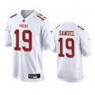 Men's San Francisco 49ers Deebo Samuel  #19 White Fashion Limited Football Stitched Game Jersey