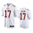 Men's San Francisco 49ers Brandon Allen #17 White Fashion Limited Football Stitched Game Jersey