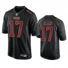 Men's San Francisco 49ers Brandon Allen #17 Black Fashion Limited Football Stitched Game Jersey