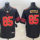 Men's San Francisco 49ers George Kittle #85 Black Gold Football Stitched Jersey