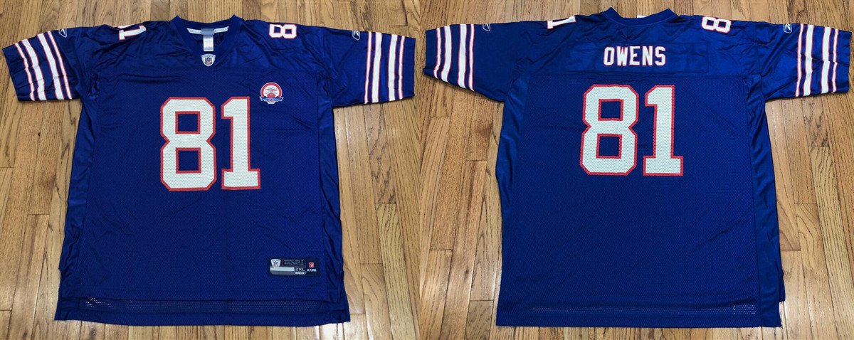 Men's Buffalo Bills Josh Allen Black #81 Blue 2023 F.U.S.E. Football Stitched Jersey