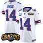 Men's Buffalo Bills Stefon Diggs #14 White 2023 F.U.S.E. Football Stitched Jersey