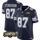 Men's Dallas Cowboys Jake Ferguson Navy #87 2023 F.U.S.E. Football Stitched Jersey