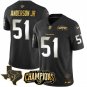 Men's Houston Texans Will Anderson Jr. Black #51 Golden Limited Football Stitched Jersey