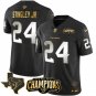 Men's Houston Texans Derek Stingley Jr. Black #24 Golden Limited Football Stitched Jersey