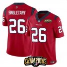 Men's Houston Texans Devin Singletary #26 Red Vapor Untouchable Limited Football Stitched Jersey