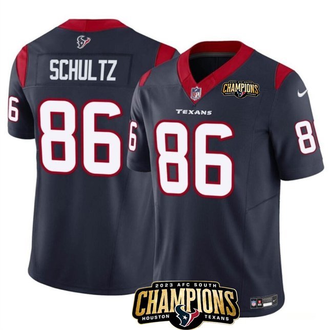 Men's Houston Texans Dalton Schultz Navy #86 Vapor Untouchable Limited Football Stitched Jersey