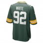 Men's Green Bay Packers Reggie White Retired Player Game Jersey Green