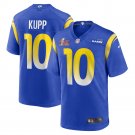 Men's Los Angeles Rams Cooper Kupp Super Bowl LVI Game Patch Jersey Royal