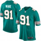 Men's Miami Dolphins Cameron Wake Alternate Game Jersey Aqua Green