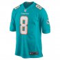 Men's Miami Dolphins Jevon Holland Game Jersey - Aqua