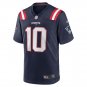 Men's New England Patriots Mac Jones Player Game Jersey Navy