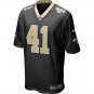 Men's New Orleans Saints Alvin Kamara Game Player Jersey Black