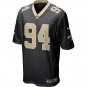 Men's New Orleans Saints Cameron Jordan Game Jersey Black