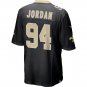 Men's New Orleans Saints Cameron Jordan Game Jersey Black
