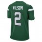 Men's New York Jets Zach Wilson Game Jersey Gotham Green
