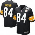 Men's Pittsburgh Steelers Antonio Brown Game Jersey Black