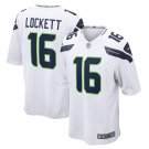 Men's Seattle Seahawks Tyler Lockett Game Jersey White