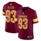Men's Washington Commanders Johnathan Allen Vapor Jersey - Burgundy