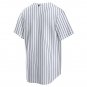 Men's New York Yankees White Home Replica Blank Team Jersey