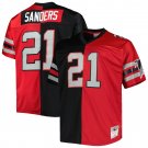 Deion Sanders Atlanta Falcons Mitchell & Ness Big & Tall Split Legacy Retired Player Replica Jersey 