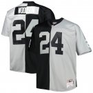 Charles Woodson Las Vegas Raiders Mitchell & Ness Big & Tall Split Legacy Retired Player Replica Jer