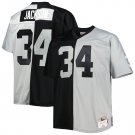 Bo Jackson Las Vegas Raiders Mitchell & Ness Big & Tall Split Legacy Retired Player Replica Jersey -