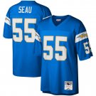 Junior Seau Los Angeles Chargers Mitchell & Ness Big & Tall 2002 Retired Player Replica Jersey - Pow