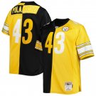 Troy Polamalu Pittsburgh Steelers Mitchell & Ness Big & Tall Split Legacy Retired Player Replica Jer