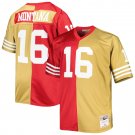 Joe Montana San Francisco 49ers Mitchell & Ness Big & Tall Split Legacy Retired Player Replica Jerse