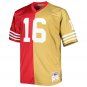 Joe Montana San Francisco 49ers Mitchell & Ness Big & Tall Split Legacy Retired Player Replica Jerse