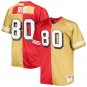 Jerry Rice San Francisco 49ers Mitchell & Ness Big & Tall Split Legacy Retired Player Replica Jersey