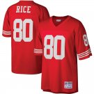 Jerry Rice San Francisco 49ers Mitchell & Ness Big & Tall 1990 Retired Player Replica Jersey - Scarl