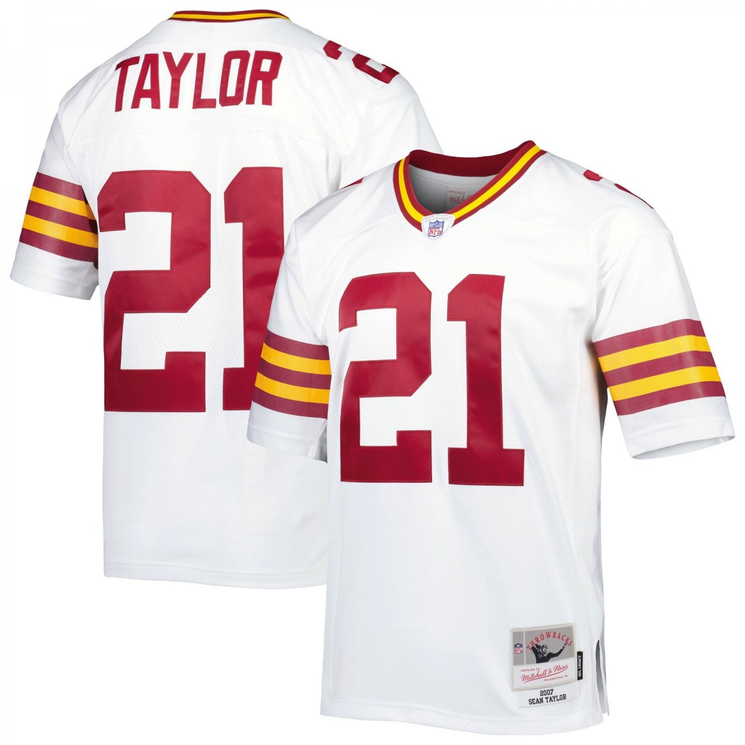 Sean Taylor Washington Commanders Mitchell & Ness Big & Tall 2007 Legacy Retired Player Jersey - Whi