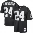 Charles Woodson Las Vegas Raiders Mitchell & Ness 2002 Authentic Throwback Retired Player Jersey - B