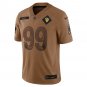 Aaron Donald Los Angeles Rams 2023 Salute To Service Limited Jersey - Brown