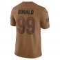 Aaron Donald Los Angeles Rams 2023 Salute To Service Limited Jersey - Brown