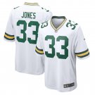 Aaron Jones Green Bay Packers Game Player Jersey - White