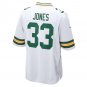 Aaron Jones Green Bay Packers Game Player Jersey - White