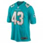 Andrew Van Ginkel Miami Dolphins Game Jersey - Aqua