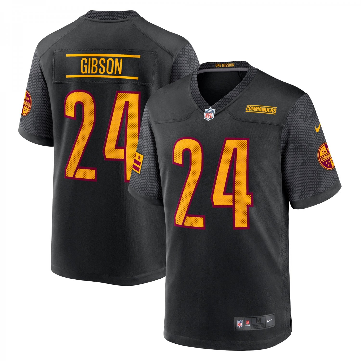 Antonio Gibson Washington Commanders Alternate Game Jersey - Black