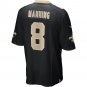 Archie Manning New Orleans Saints Game Retired Player Jersey - Black