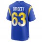Austin Corbett Los Angeles Rams Game Jersey - Royal
